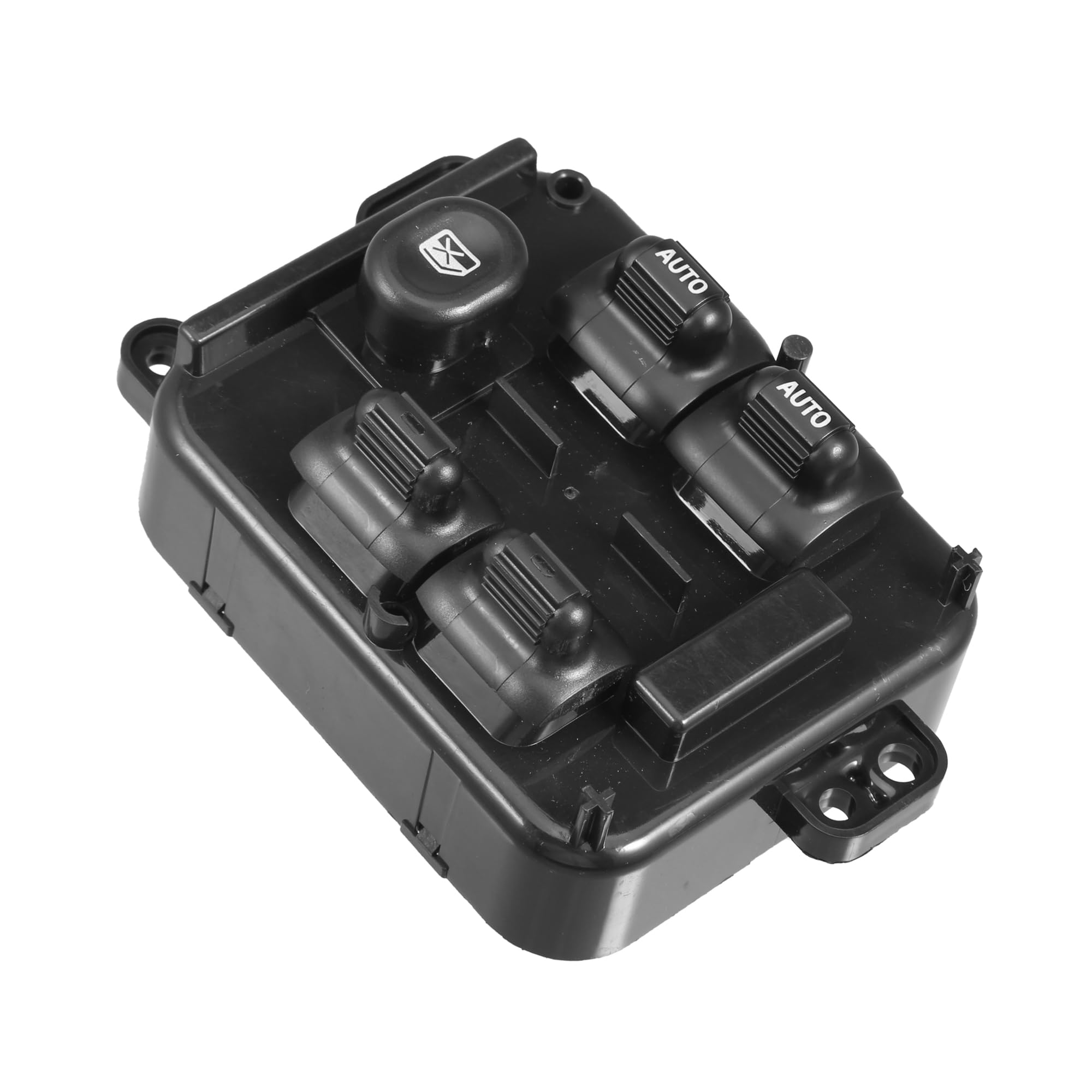 INFINAUTO Power Window Switch, Front Left Driver Side Window Control Switch No.56010677AA for Jeep Liberty 2004 Black, 1 Pc