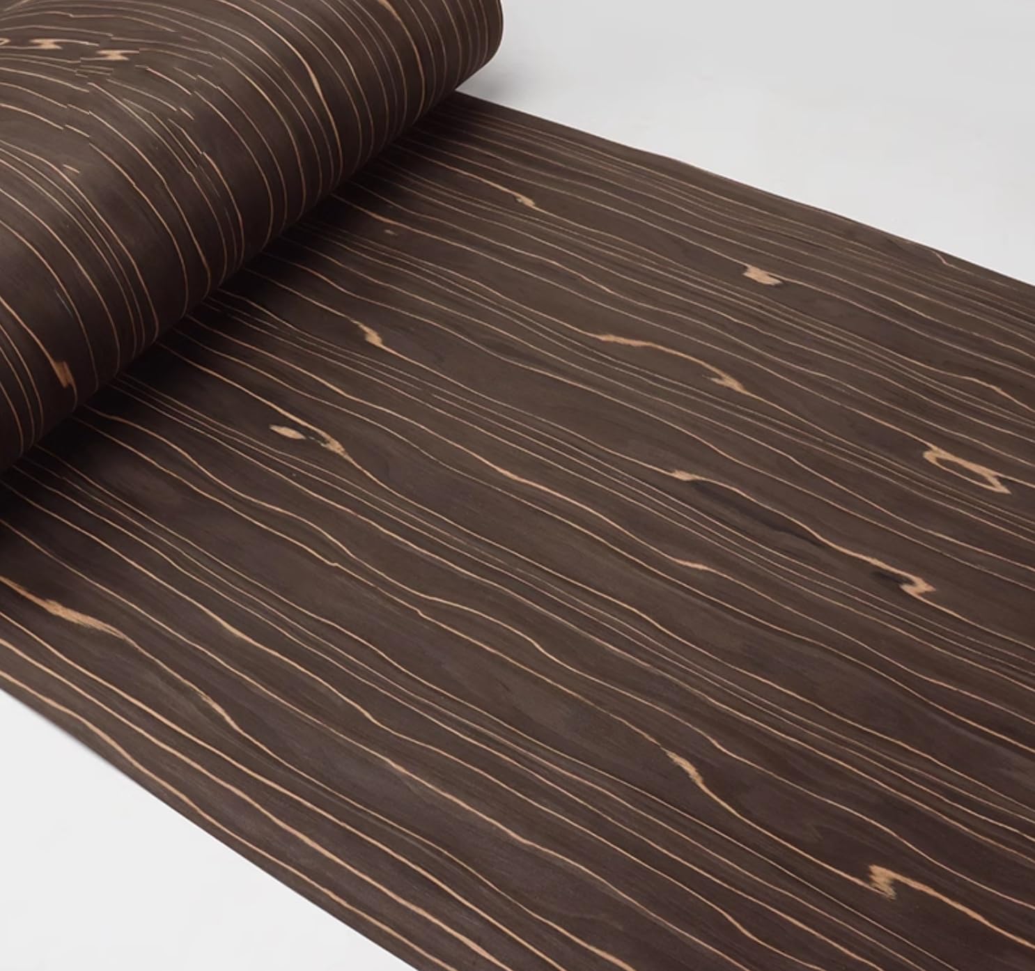 1 Stück L: 2,5 m, Breite: 580 mm, Dicke: 0,25 mm, Holzfurnier, goldene Sandelholzhaut (Rückseite mit Vliesstoff)