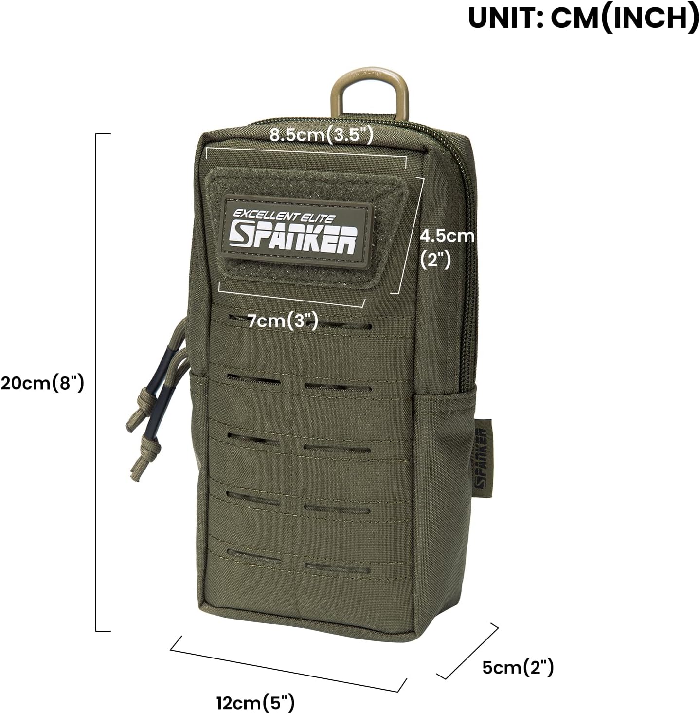 EXCELLENT ELITE SPANKER Tactical MOLLE Pouch EDC Utility Pouches Gadget Organizer Phone Holder Waist Bag Tool Pouch - Image 2