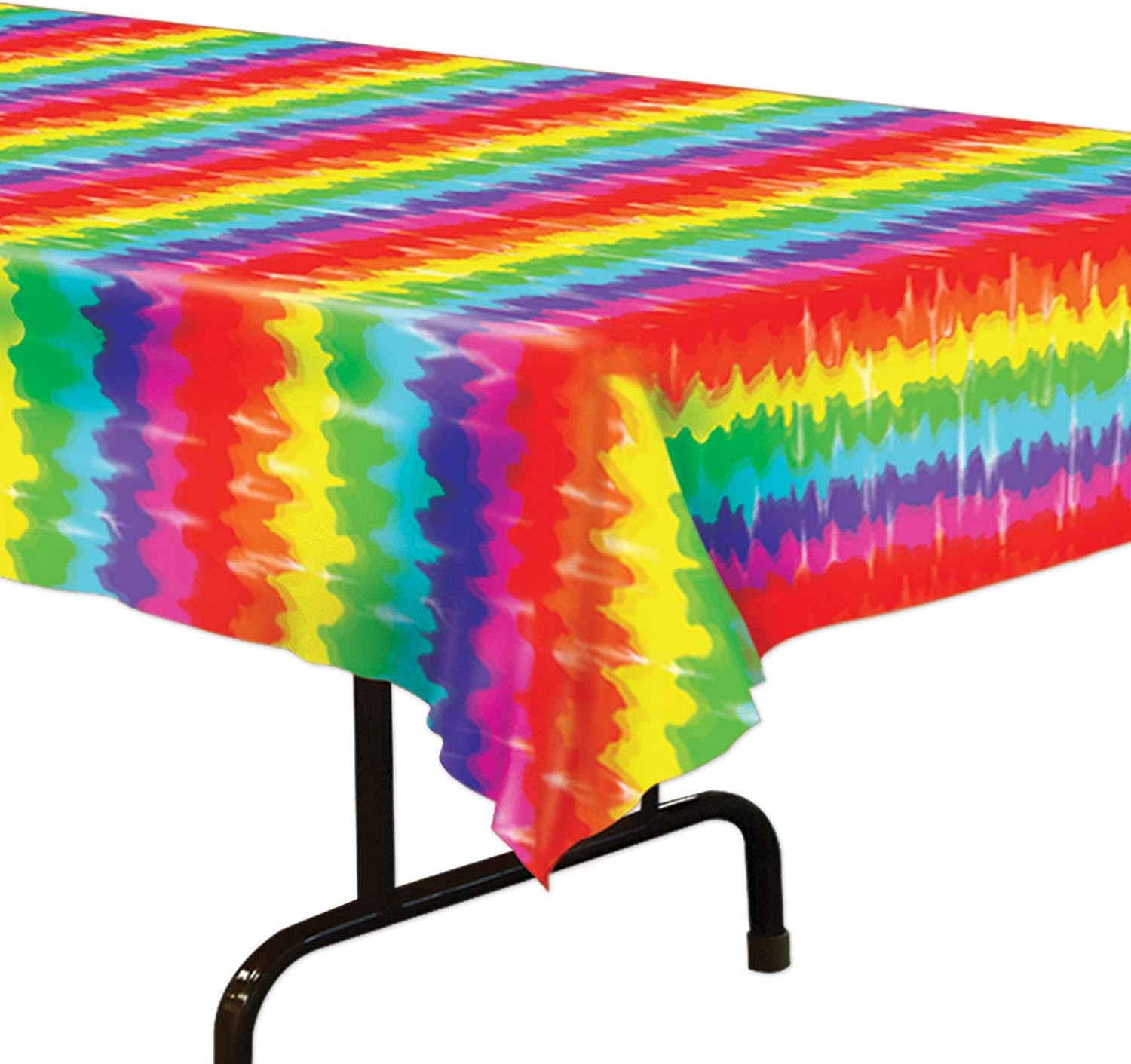 Tie-Dyed Tablecover Party Accessory (1 count) (1/Pkg)