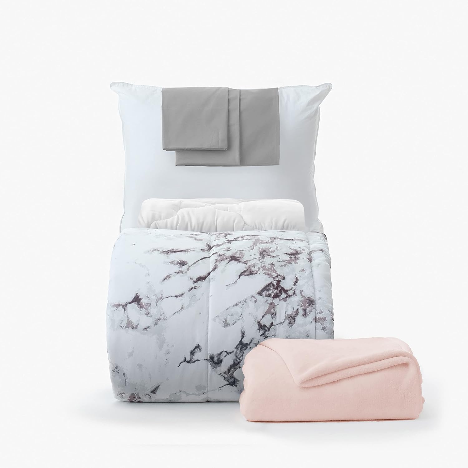 OCM 7Piece College Dorm Bedding Bundle in Nita Tiedye