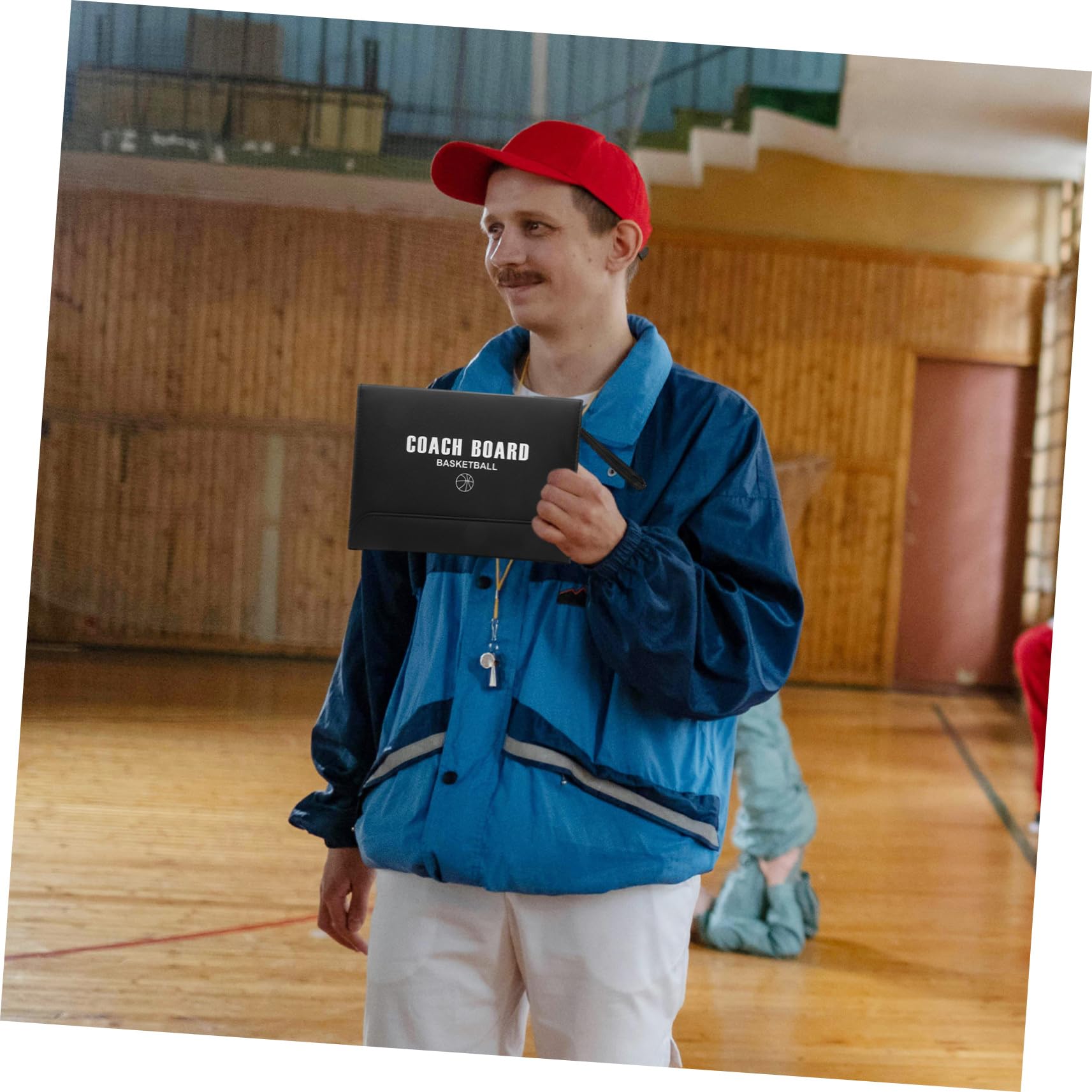 Lavagna Tattica Basket Magnetica Pieghevole a Tre Pannelli per Allenatore