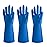 BOOMJOY Nitrile Cleaning Gloves, Heavy Duty Dishwashing Gloves, Reusable Medium Gloves for Kitchen, Bathroom, Gardening, Working, Pet Care - Blue, 3 Pairs, Size M
