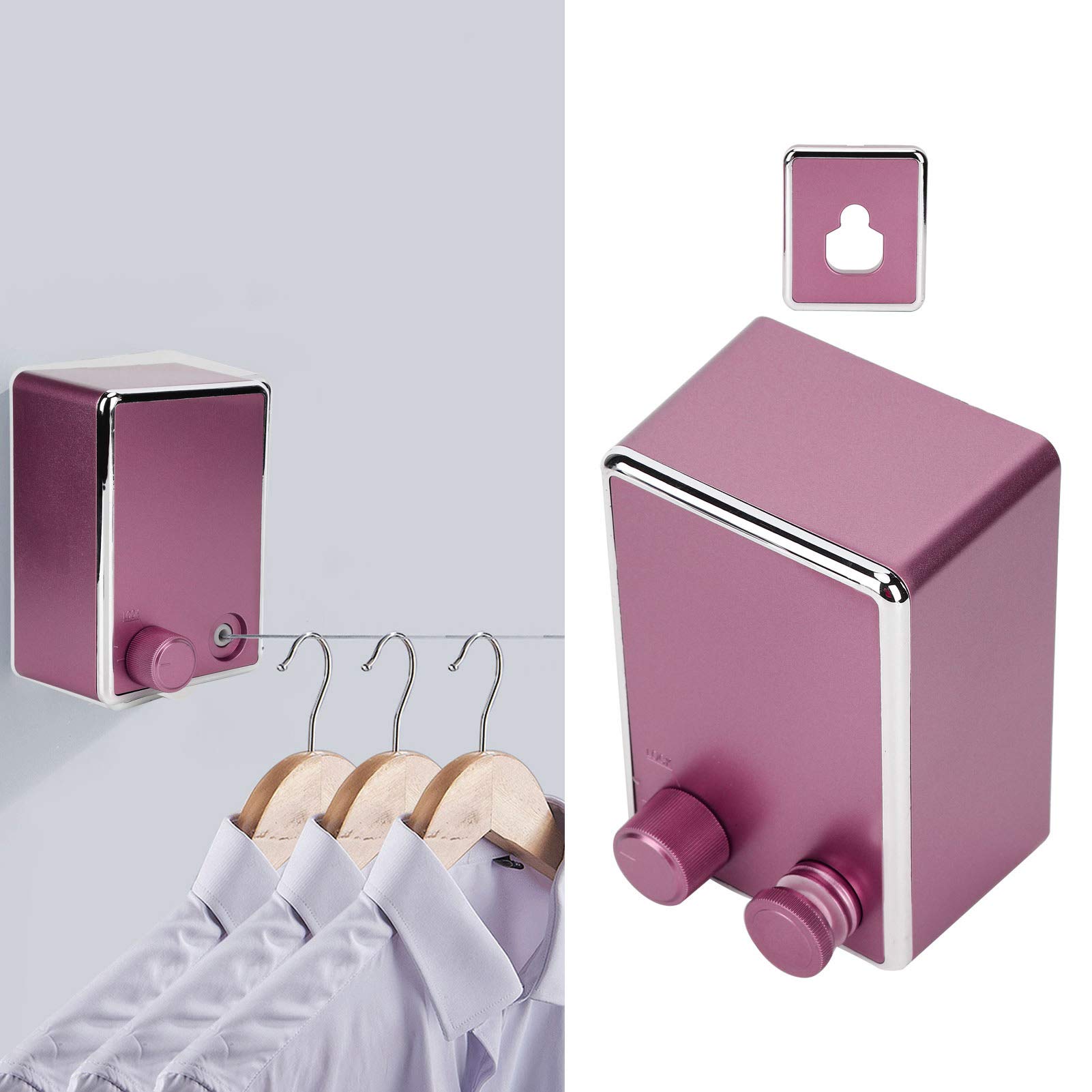 Borne à Linge Rétractable Extérieure Intérieure, Porte