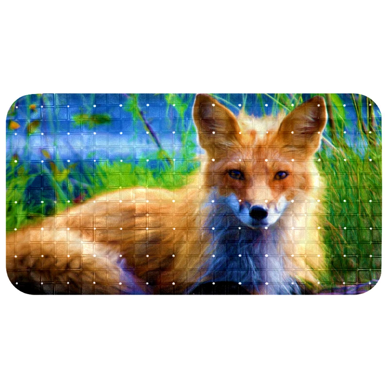 Tapis de bain ovale enfants évite les glissades des petits