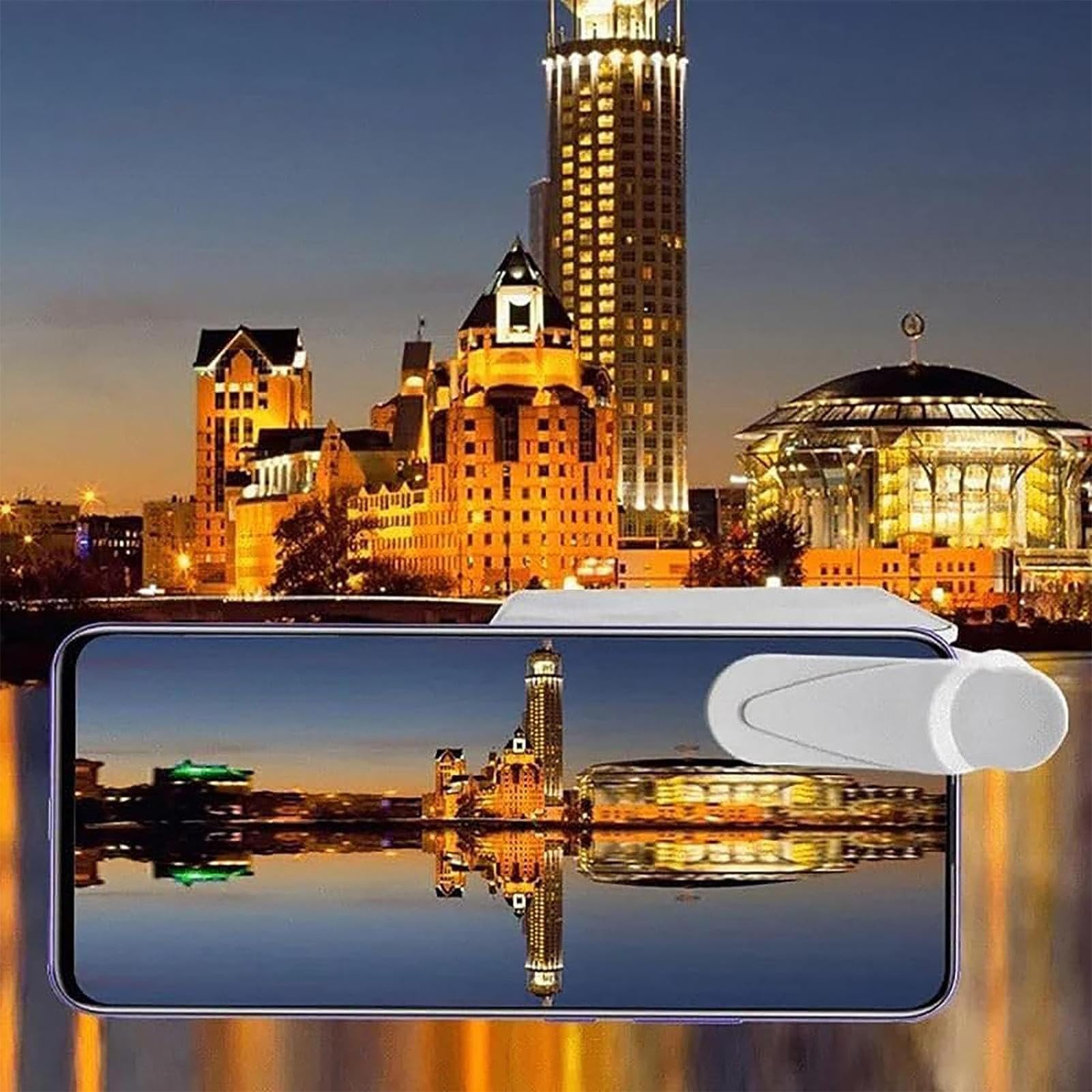 Objectif à Effet Miroir Pour Smartphone – Selfies Créatifs Et Reflets HD