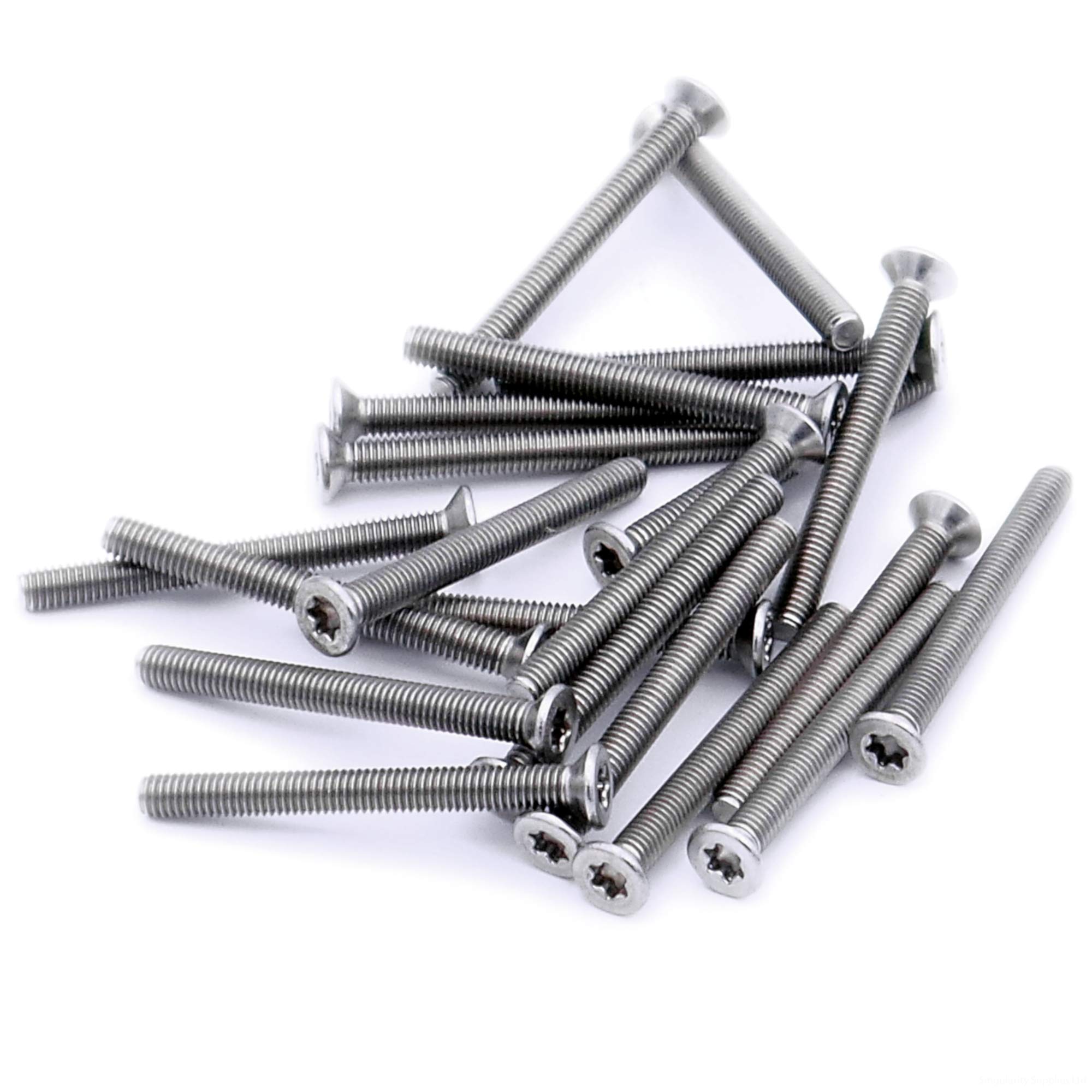 Singularity Supplies M2.5 (2.5Mm X 5Mm) Tx Socket Countersunk Machine Screw (Bolt) - Stainless Steel (A2) (Pack Of 20)
