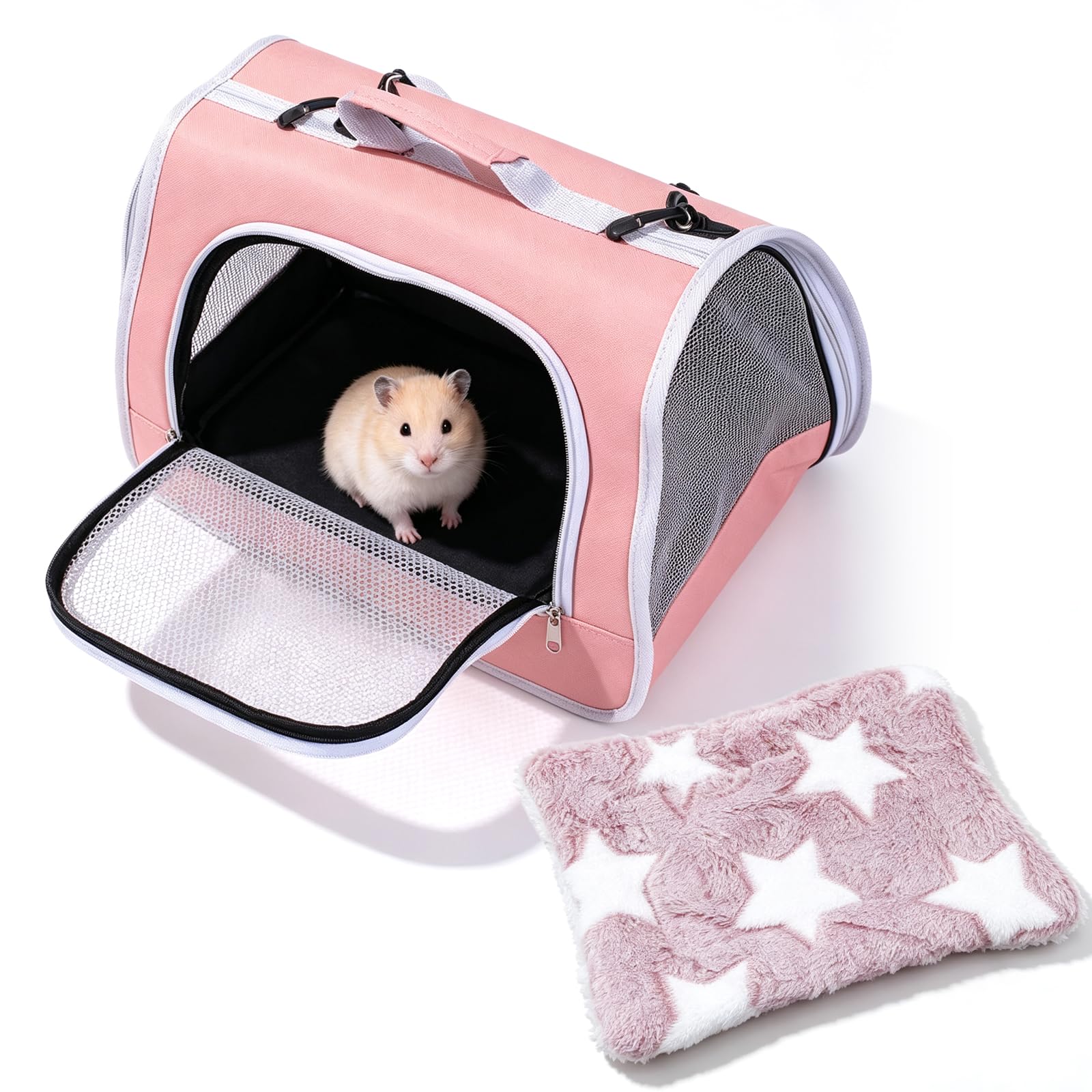 PRITOK Portable Small Animal Carrier Bag for Guinea Pig Travel