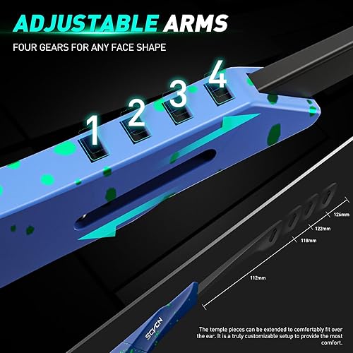 Miniatura 10 de Gafas de ciclismo fotocromáticas para hombres y mujeres, UV400, gafas deportivas para jóvenes, para correr, béisbol, golf