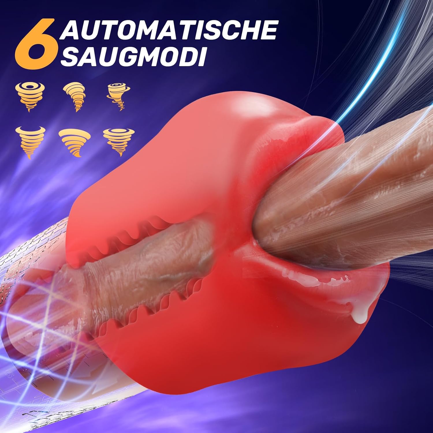 Juguetes Xeso Male Mastusbafor - 6 Speed Vaccum Sucking & 3 Adjustable Pumping Pressure, Automatic Pocket Puzzy for Men, Waterproof Male Adult Toys Y825