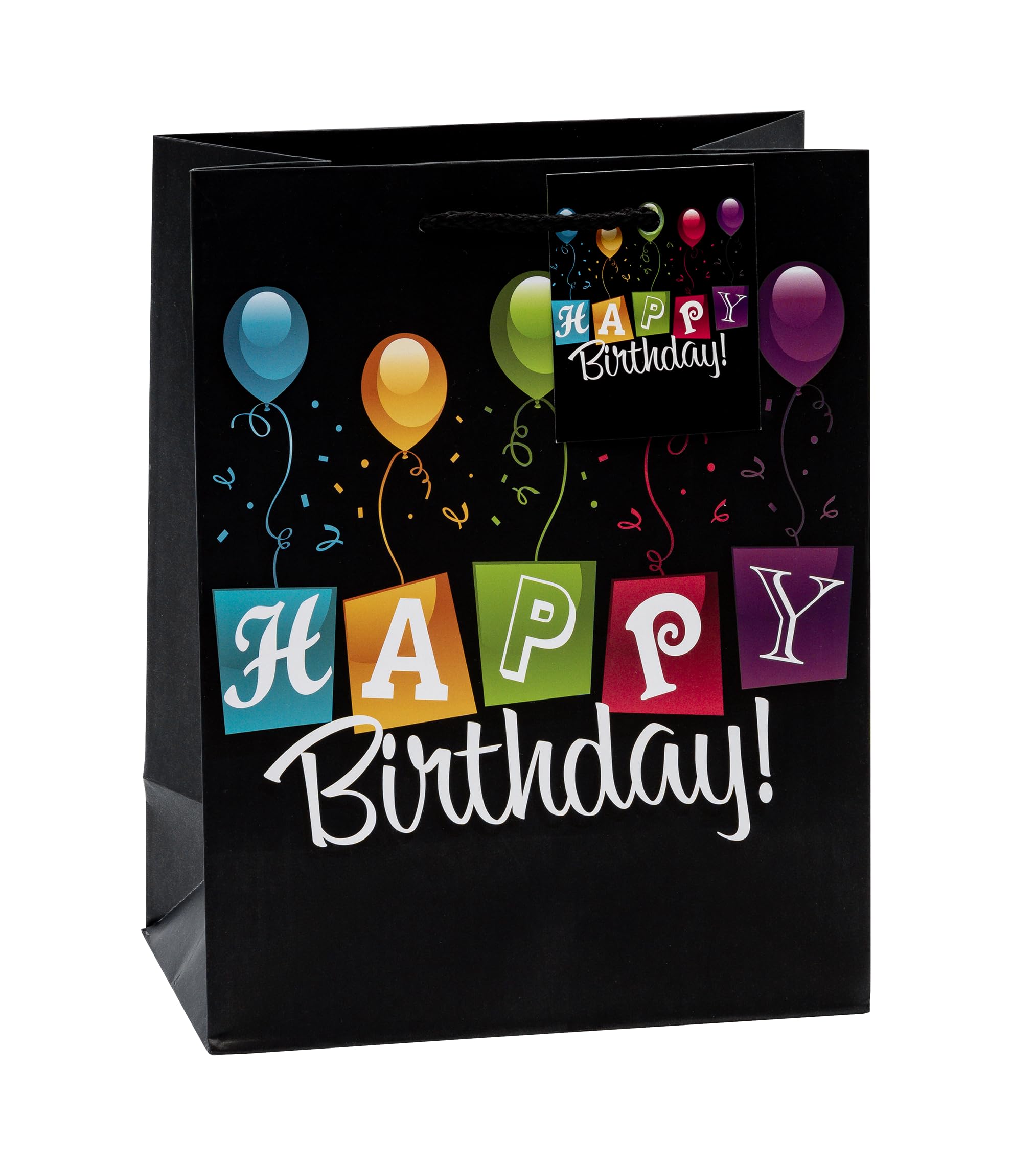 Sacchetti Regalo Compleanno - 3 Pezzi 23x18x10 Cm, Opachi E Resistenti, Con Cordoncino E Cartellino - Foto 9