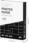 M&G Printer Paper Multipurpose Copy Paper, 8.5 x 11 inches - 1 Ream (500 Sheets), 20 lb, 95 Bright, White