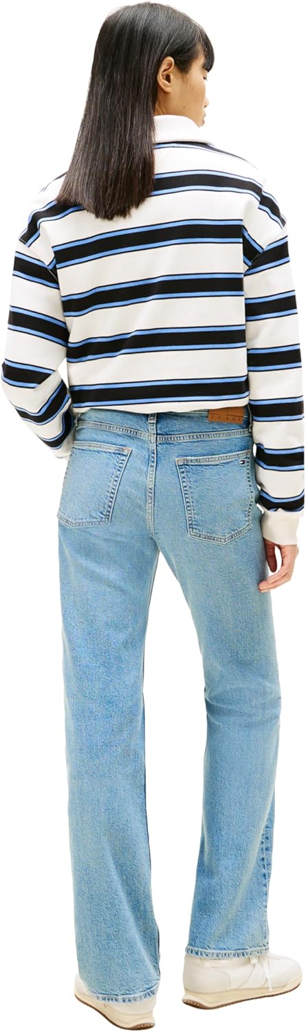 Tommy Jeans Womens Cleo Mid Rise Bootcut Jeans - Image 4