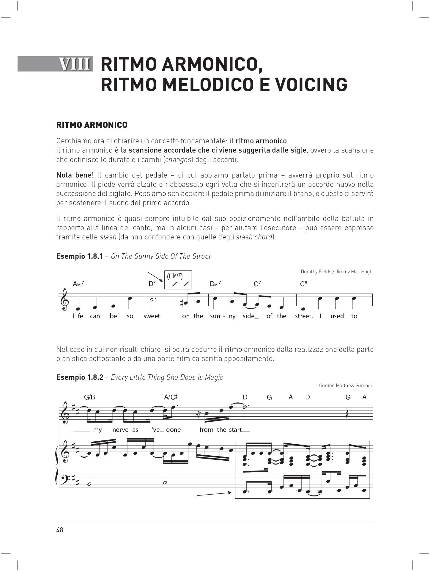 Pianoforte complementare in stile pop jazz. Per pianisti, cantanti e altri strumentisti