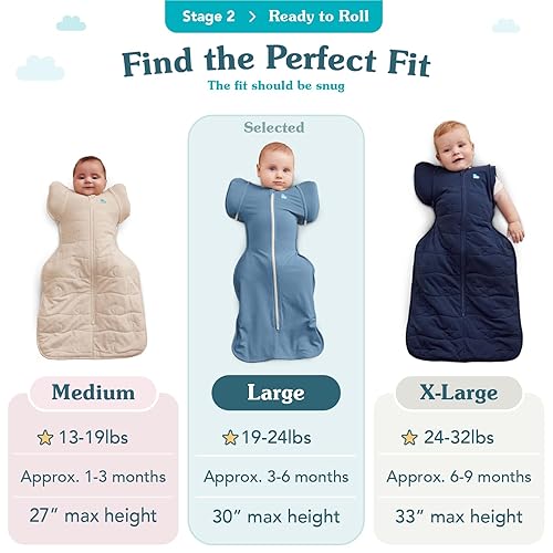 Miniatura 3 de Love to Dream Swaddle UP Transition Bag, Patented Zip-Off Wings, Gently Help Baby Safely Transition from Being Swaddled to arms Free Before Rolling