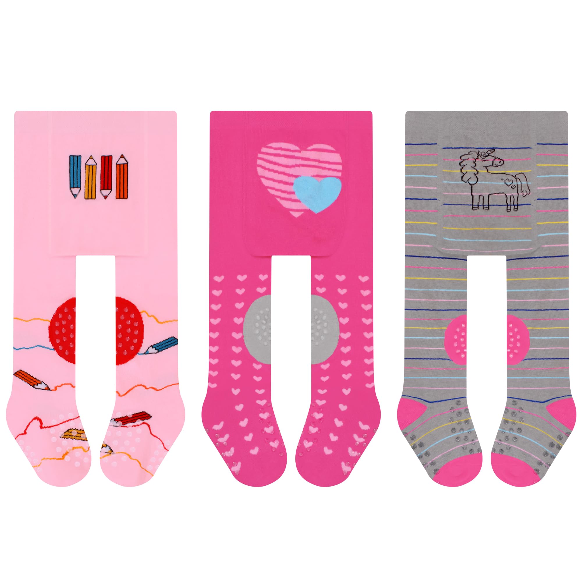 Calzamaglia Bimbo Collant Per Gattonare Bambini L&K-II Con Suola