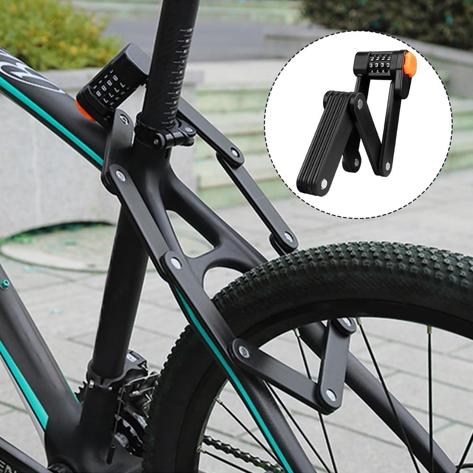 Antivol Vélo Pliable pour Raleigh Merit/Militis/Mustang