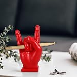 1 Porte-poussoir en résine moulée à la main - Support d'affichage pour bâton de tambour léger & Accessoires et cadeaux pour tambours