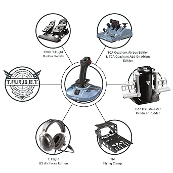 THRUSTMASTER TCA Sidestick Airbus X Edition (XBOX Series X/S, PC) & TCA Quadrant Airbus Edition (PC)