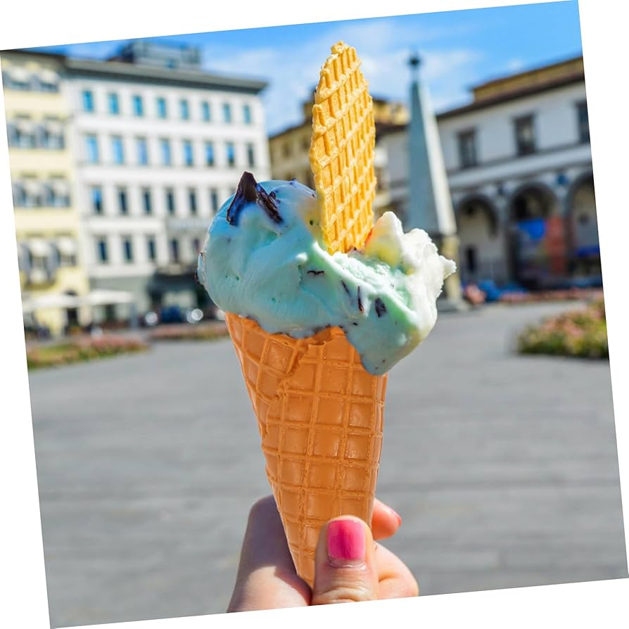 Amazon.co.jp: SAFIGLE 人工アイスクリームコーンモデル