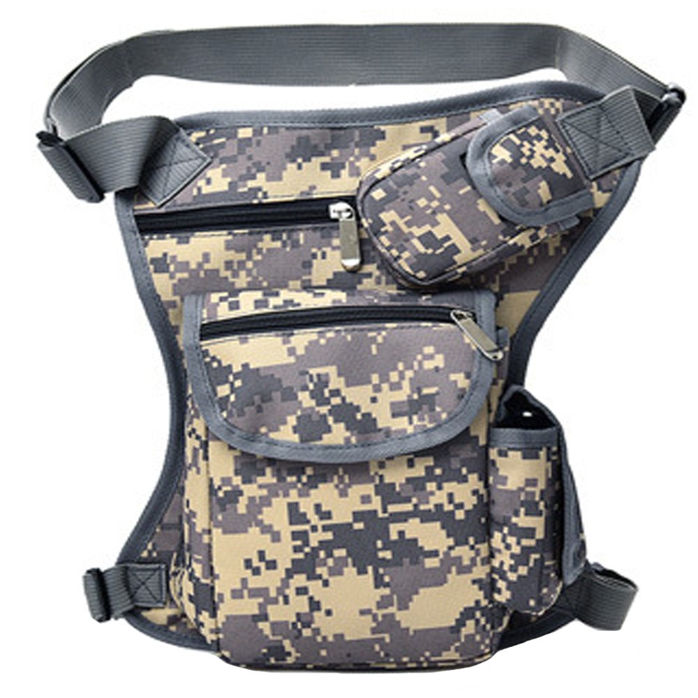 Hiking Waistpacks Small Multi-Purpose Drop Waist Leg Bag Military Utility Tactical Hip Molle Pack Sport Camping Hiking Motorcycle Racing Thigh Pouch