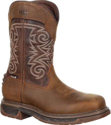 ROCKY Iron Skull Botas occidentales impermeables con punta compuesta
