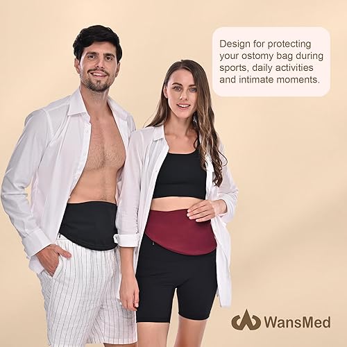 Miniatura 3 de Ostomy Bag Covers for Men and Women  Sports and Daily Life  Leak-Proof and Odor-Masking Solution, Black(L)