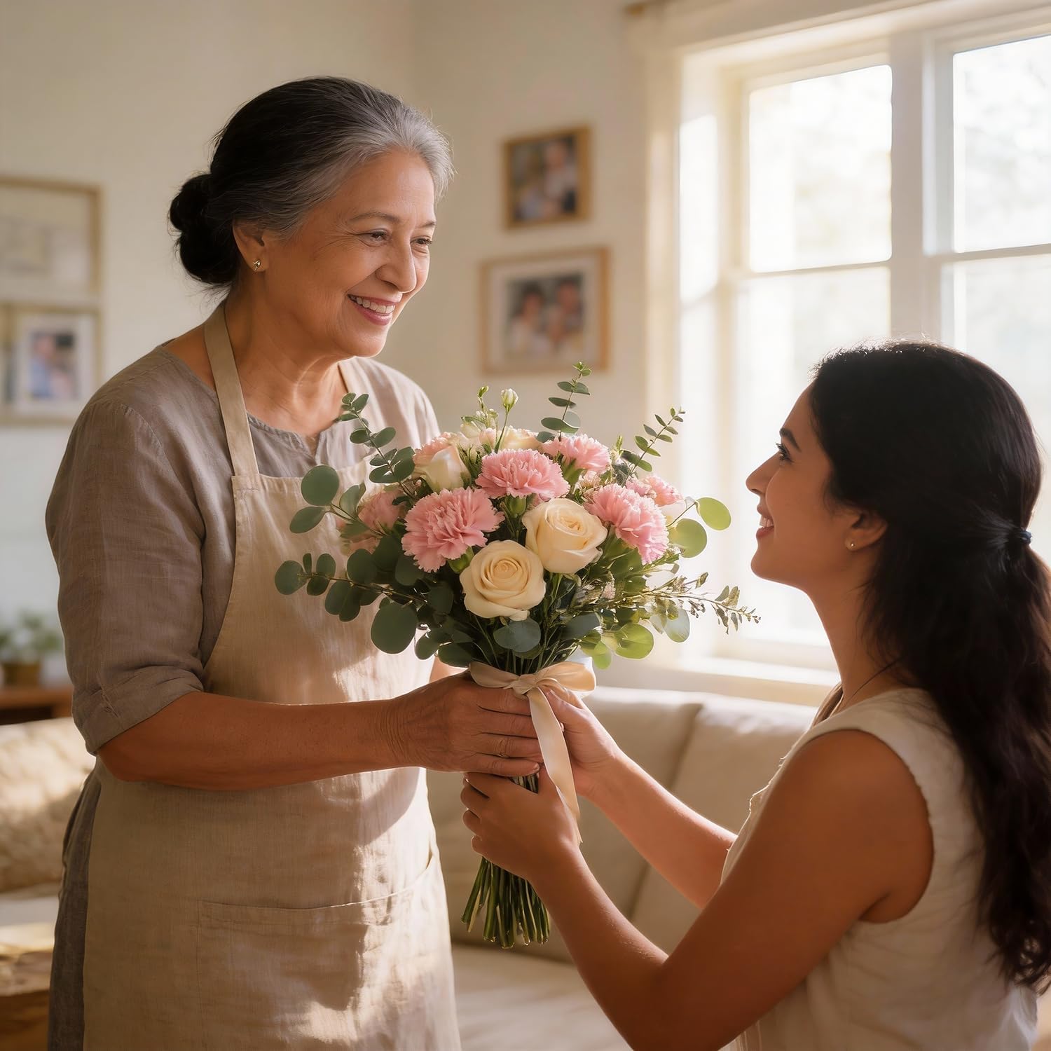 4pcs 23.62" Realistic Fake Eucalyptus Greenery Stems – Artificial Eucalyptus Leaves, Christmas & Rustic Farmhouse Greenery for Vase Decoration & Home Table Centerpiece - Image 3