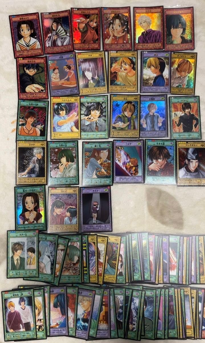 ヒカルの碁TCG KONAMI 玄武不動白虎咆吼朱雀飛翔青龍乱舞