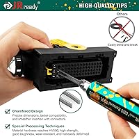 Vista 4 de JRready ST5346 JRDDS - Kit de herramientas extractoras de pines con 7 puntas de repuesto, herramientas de extracción de terminales mejoradas