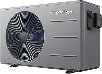 30000 BTU Swimming Pool Heat Pump Above Ground Pool Heater 8000 Gallon Heating or Cooling Electric Pool Heater for Inground Pool WiFi Control Schedule 120V