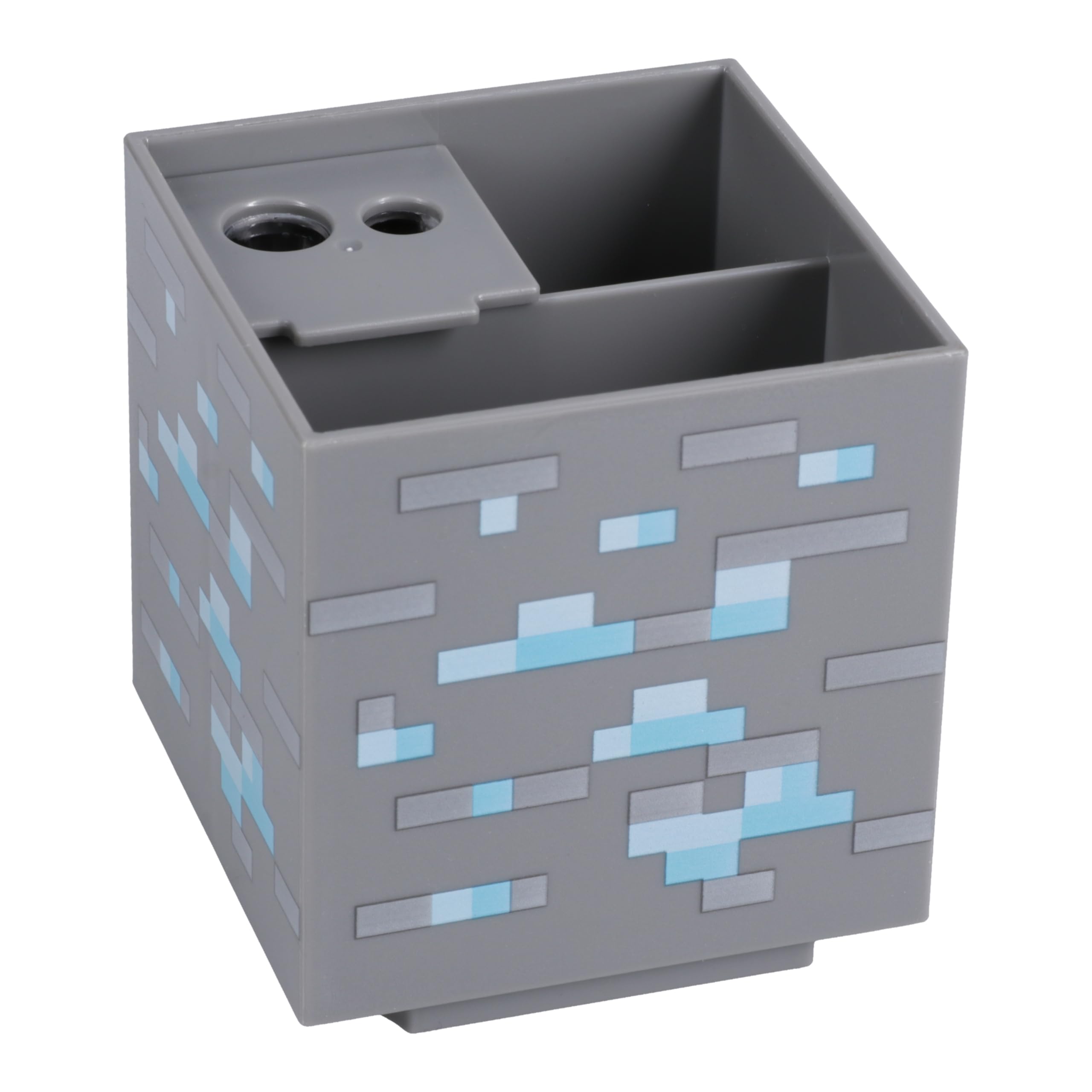 Paladone Minecraft organizer na biurko – oficjalnie licencjonowany, 4 modułowe bloki, regulowany uchwyt na długopisy, dekoracja Minecraft dla graczy, akcesoria na biurko do szkoły lub biura