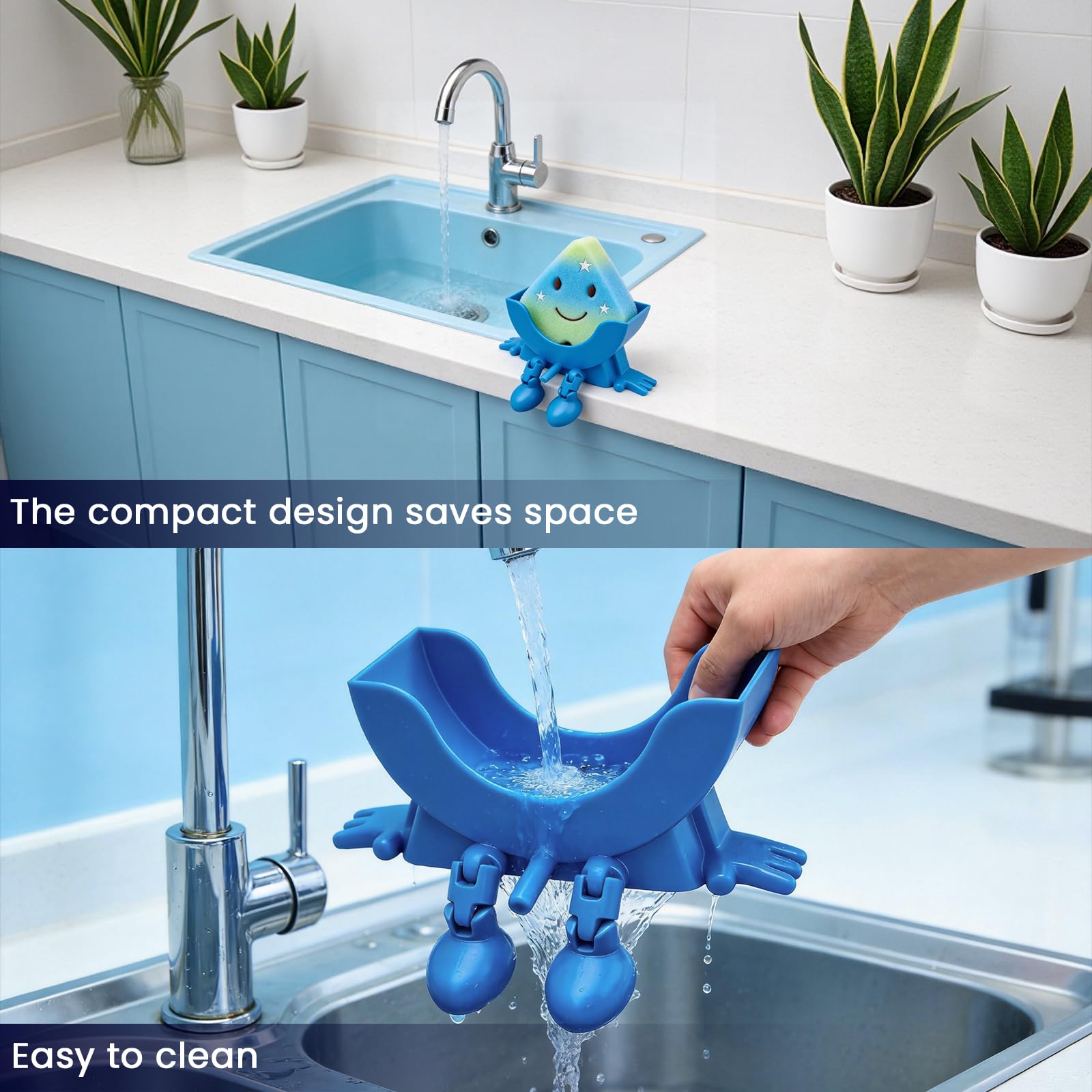 Cute Cartoon Sponge Holder - Brighten Your Sink! -3 Cute Cartoon Sponge Holder - Brighten Your Sink! -3