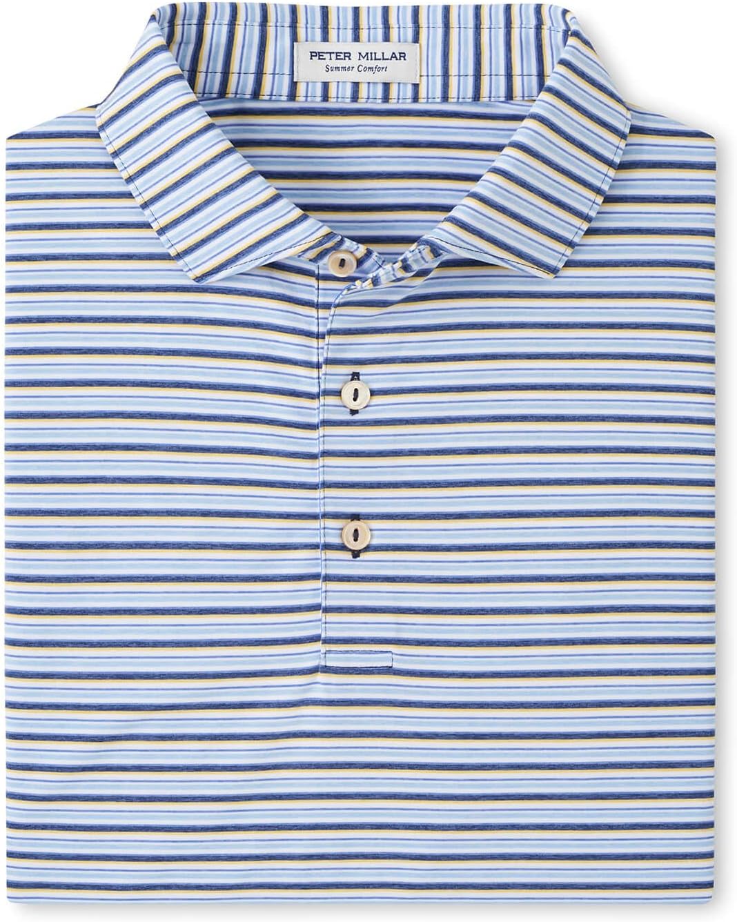 Men's Navy Avent Performance Jersey Polo Large