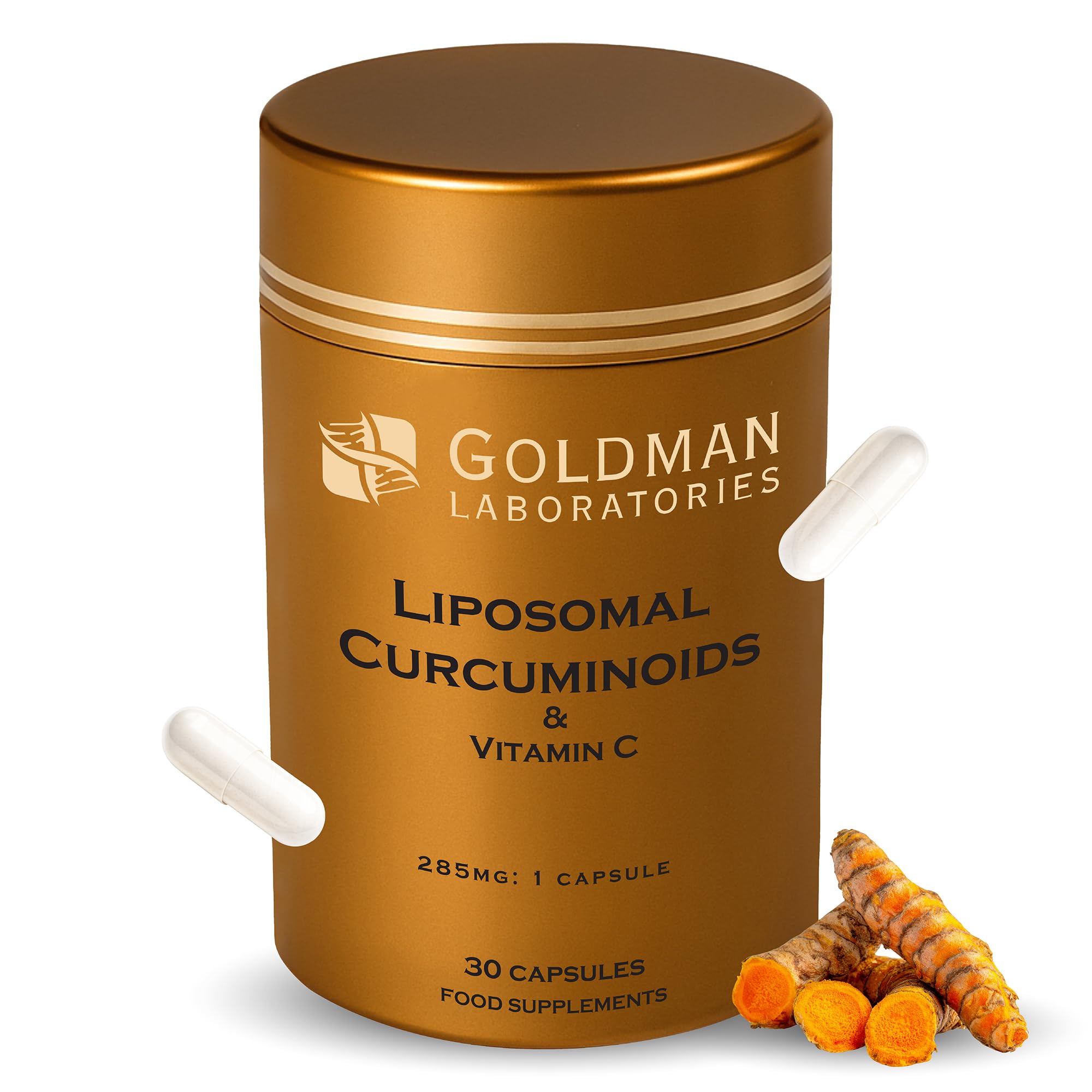 Liposomal Curcuminoids - Goldman Laboratories - Antioxydant - Immunité - Santé articulaire - Végétalien