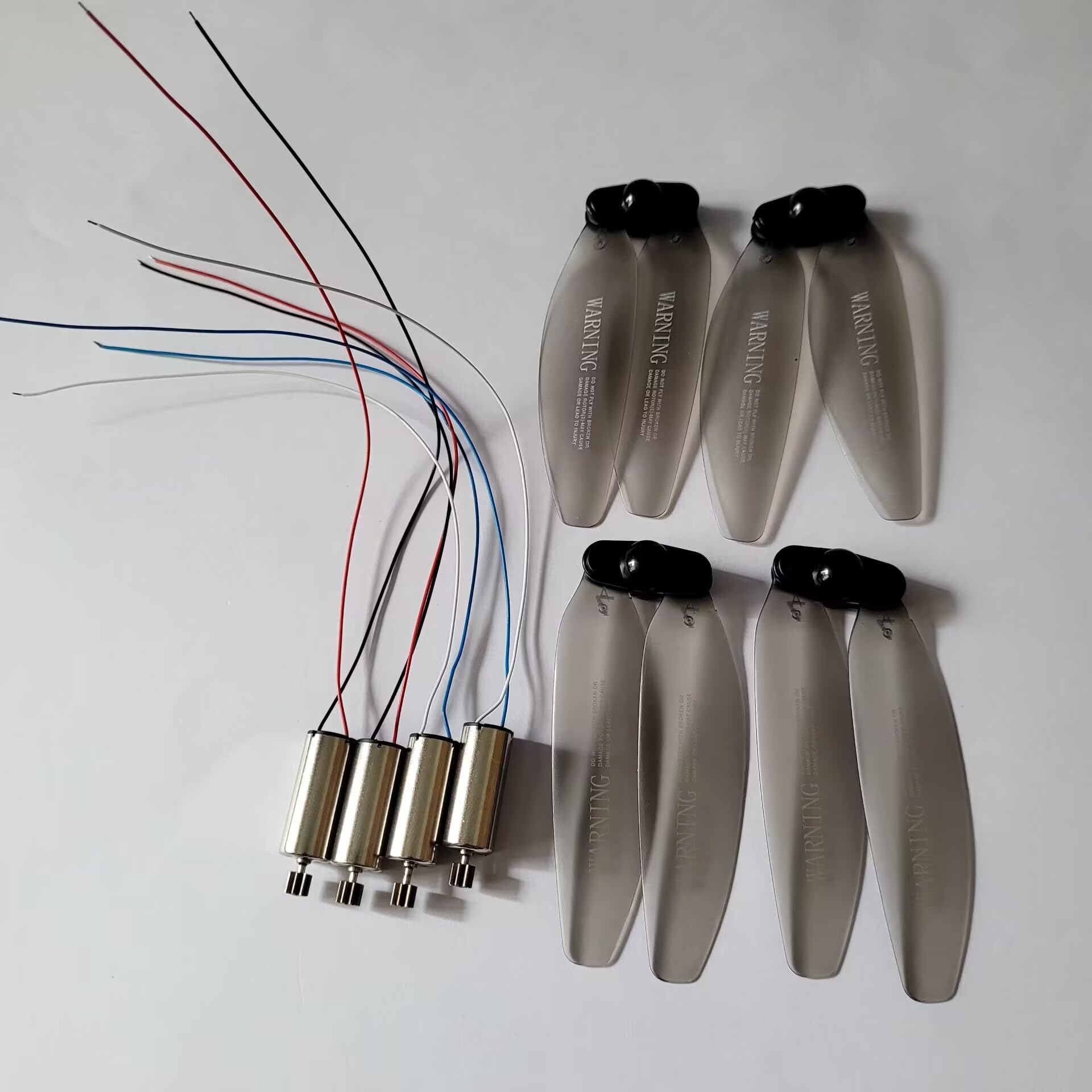 para dron SYMA X30 X500, Motor, hélice, Pala, Marco Protector RC para cuadricóptero(Set 02)