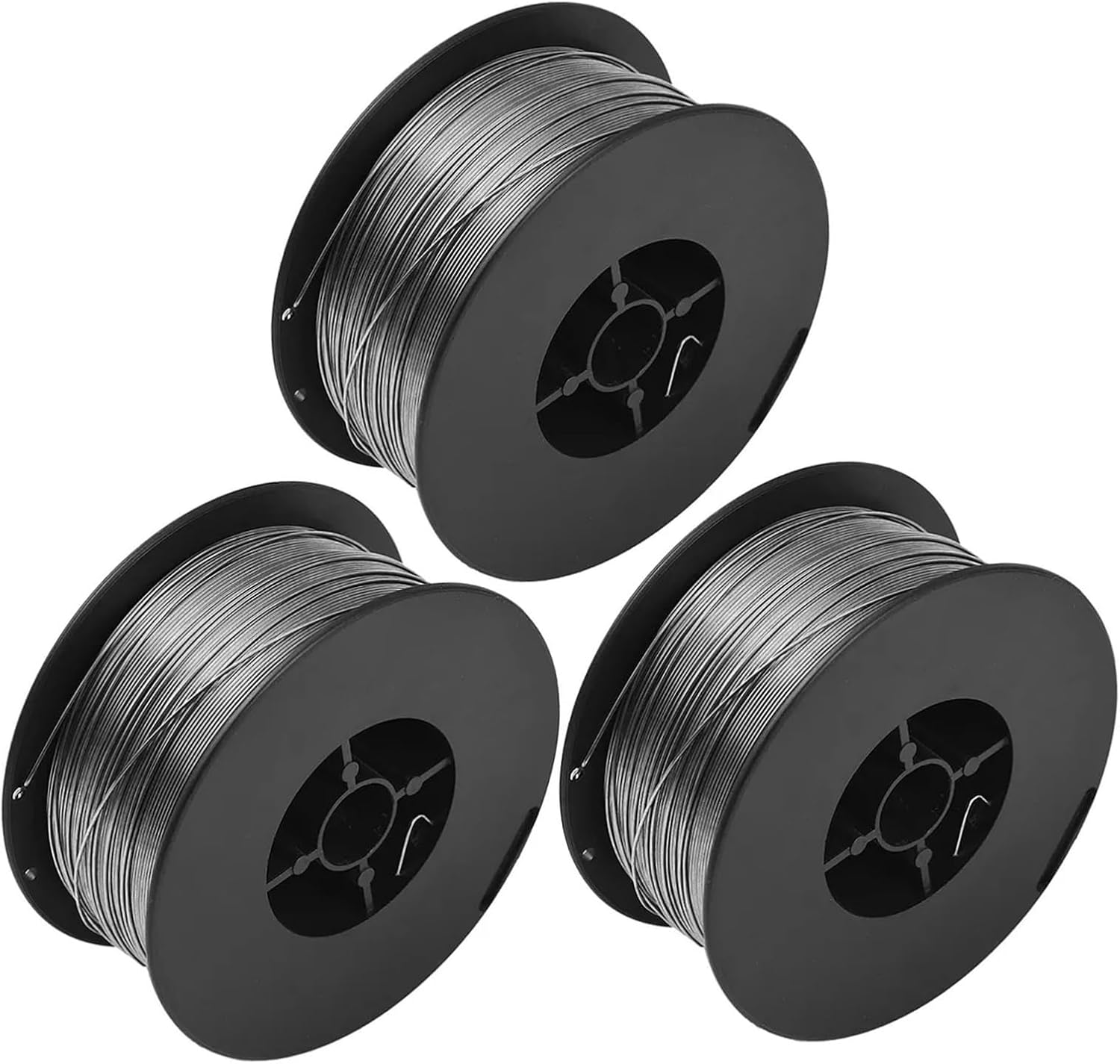 3rolls Flux Cored Welding Wire Spool for Gasless Steel Welding for Home Diy Projects and Repairs High Efficiency Easy to Use Each