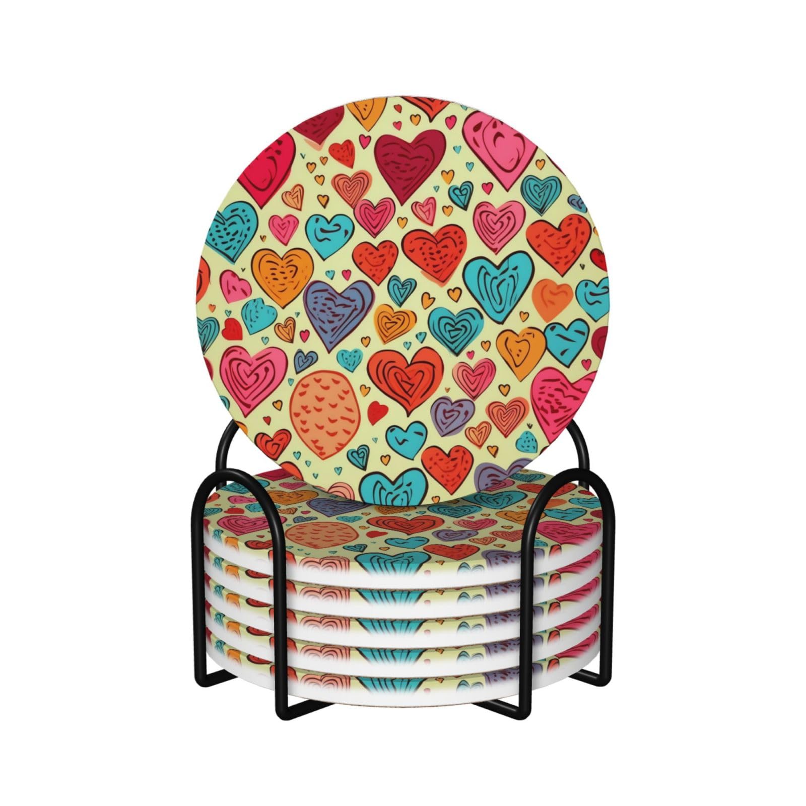 Dessous de verre céramique base liège anti-rayure et anti-tache pour table