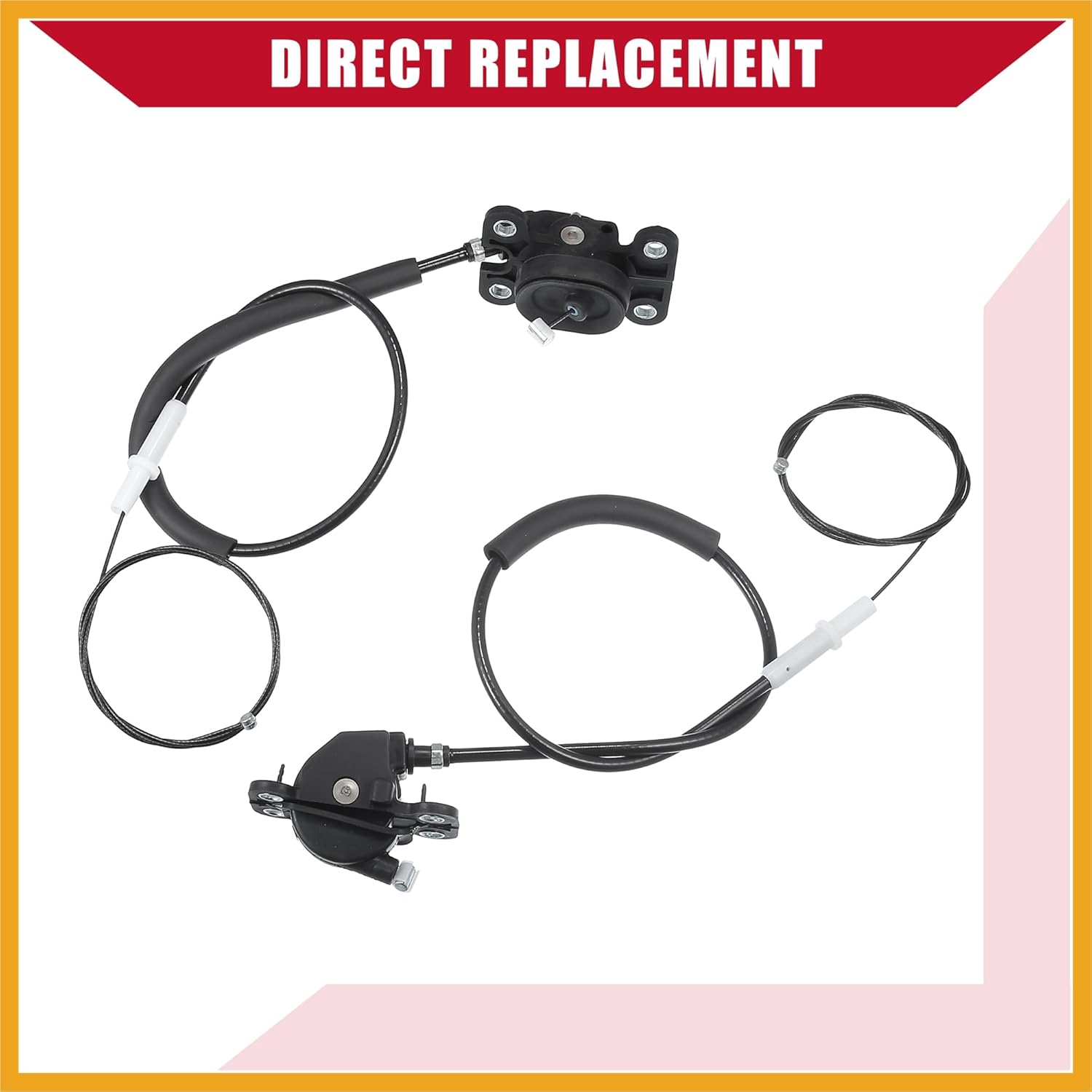 NO.72010-SHJ-A21 Right Power Sliding Door Cable for Honda Odyssey 2005-2010 / Side Sliding Door Cable/Durable Rubber / 1 Set/Black Replacement