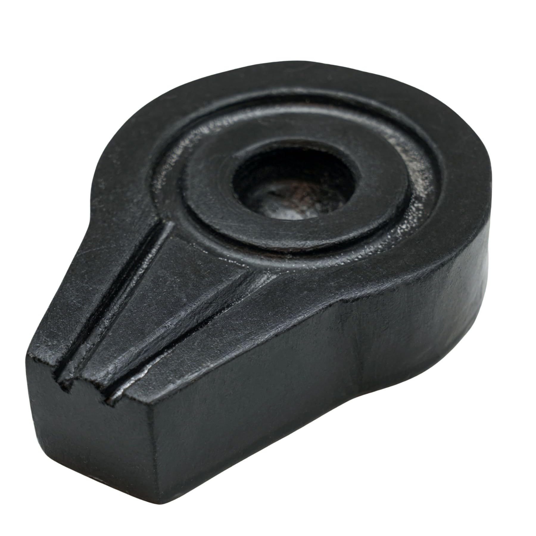 PANDIT NM SHRIMALI Jaldhari for Narmadeshwar Shivling Stone Base | Jaldhara Yoni Base for Abhishek Pooja Home Temple Vastu Devotional Gift | Black Stone L-8.5 x W-6.5 x H-2 cm