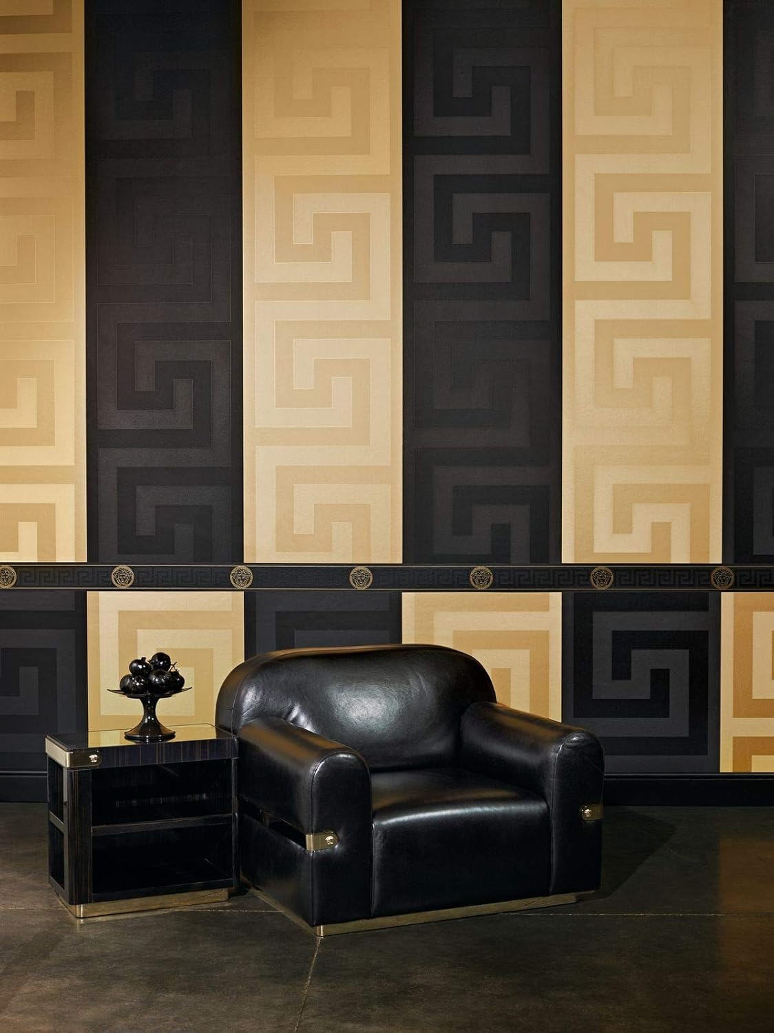 Versace wallpaper - material: vinyl on non-woven material - colour: gold - article no. 1504-2786