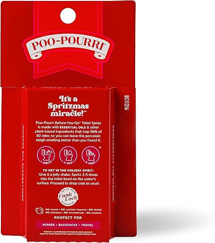 Miniatura 2 de Poo-Pourri Tamaño de viaje para vacaciones, paquete de 3 unidades, 0.3 fl oz cada uno