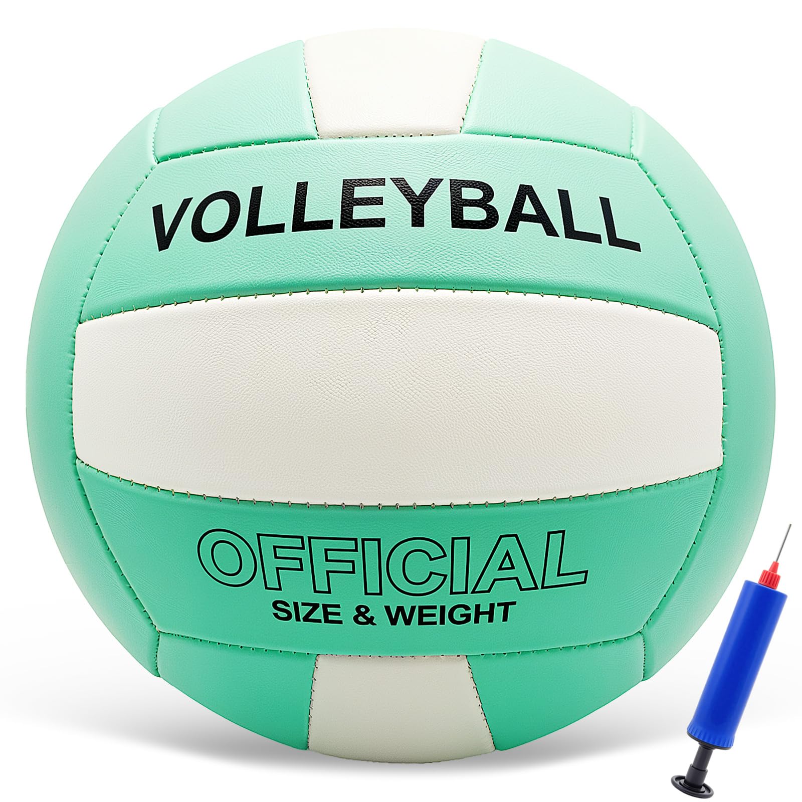 Volleyball, offizielle Größe 5 für drinnen und draußen, weicher Volleyball für Mädchen, Jungen, Teenager, Erwachsene, Strand, Poolspiel, Fitnessstudio, Training & Anfänger