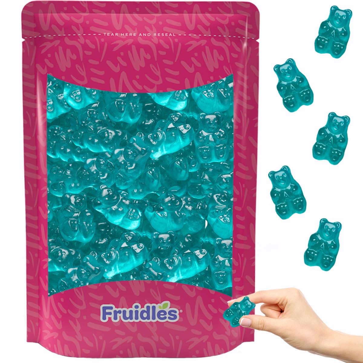 Gummi Bears Candy, Fruit Flavors Gummies, Allergy Friendly