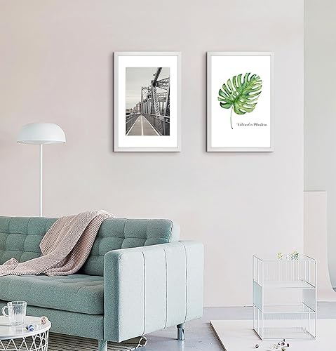 Vista 476 de Frametory, Portarretratos negro de 16 x 20 pulgadas, para fotos de 11 x 14 pulgadas con paspartú, molduras anchas (16 x 20 pulgadas, negro)