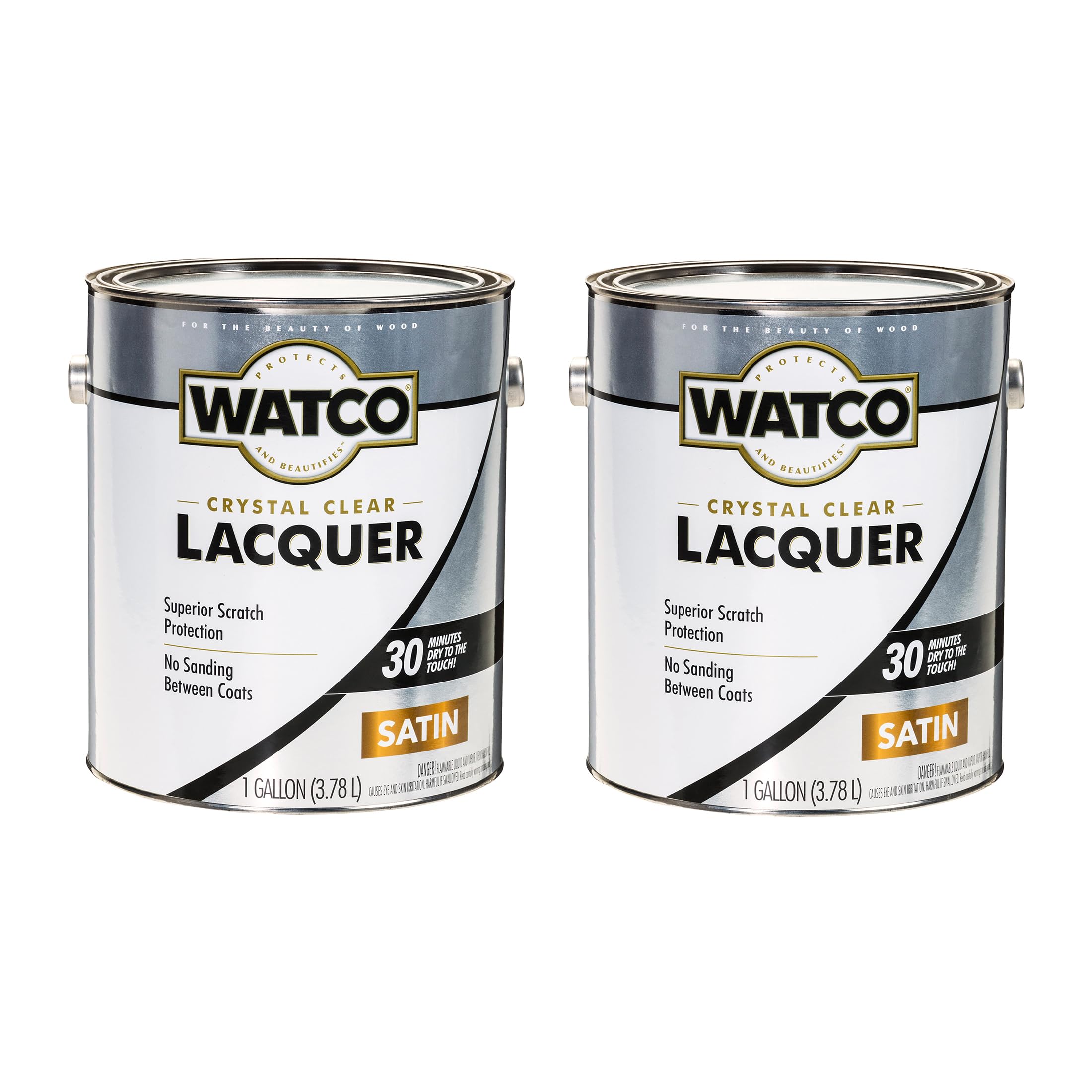 Watco Gloss Clear Lacquer - Durable Wood Finish -12