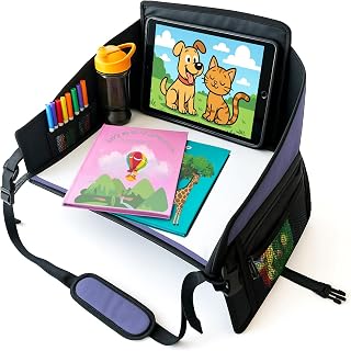 Purple Kids Travel Tray for Car Seat