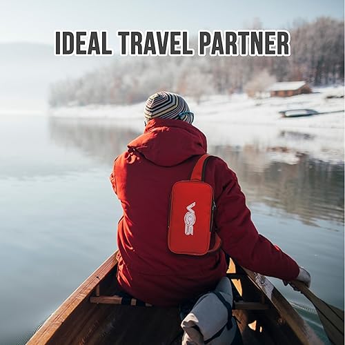 Miniatura 5 de Vos - Bolsas resistentes impermeables para exteriores con bolsillo con cremallera y bolsa para todo uso, mantiene el equipo y los artículos