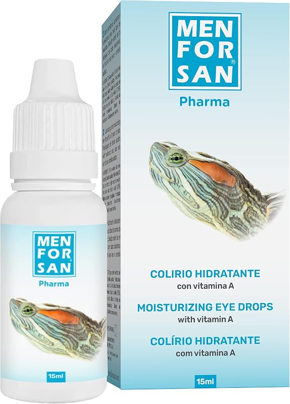 MENFORSAN Collirio di Tartaruga con Vitamina A, Libera Gli Occhi Infiammati di Tartaruga, 15ml