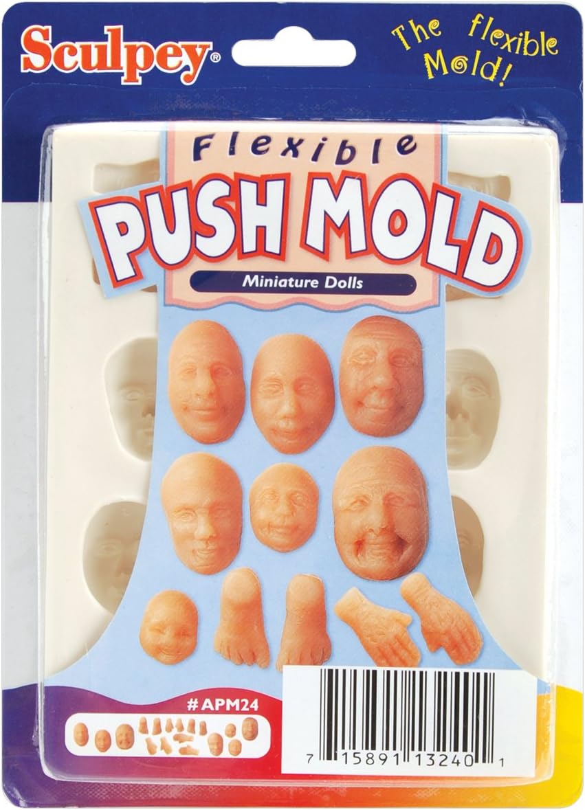 Sculpeyï¿½ Flexible Push Mold - Miniature Dolls